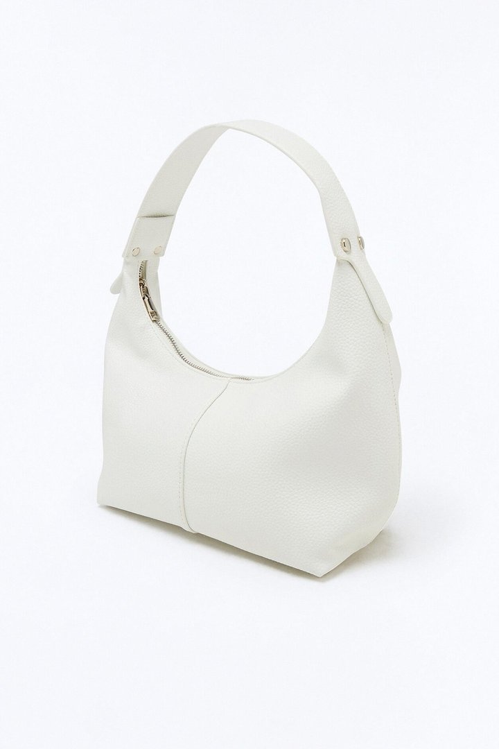 Let's Talk Essentials Faux Leather Bag - White