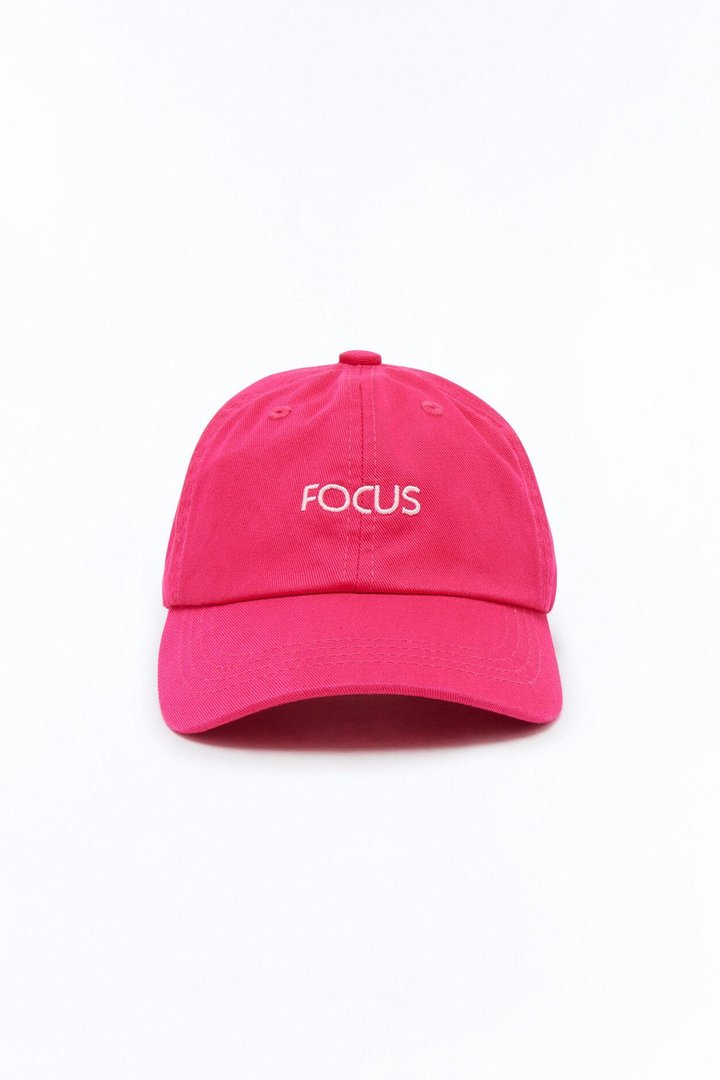 Mini Focus Baseball Cap - Hot Pink