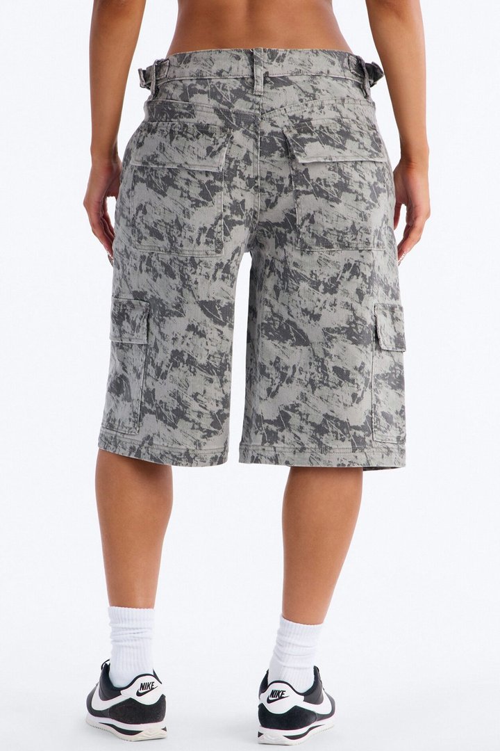 In Formation Camo Denim Jorts - Camouflage