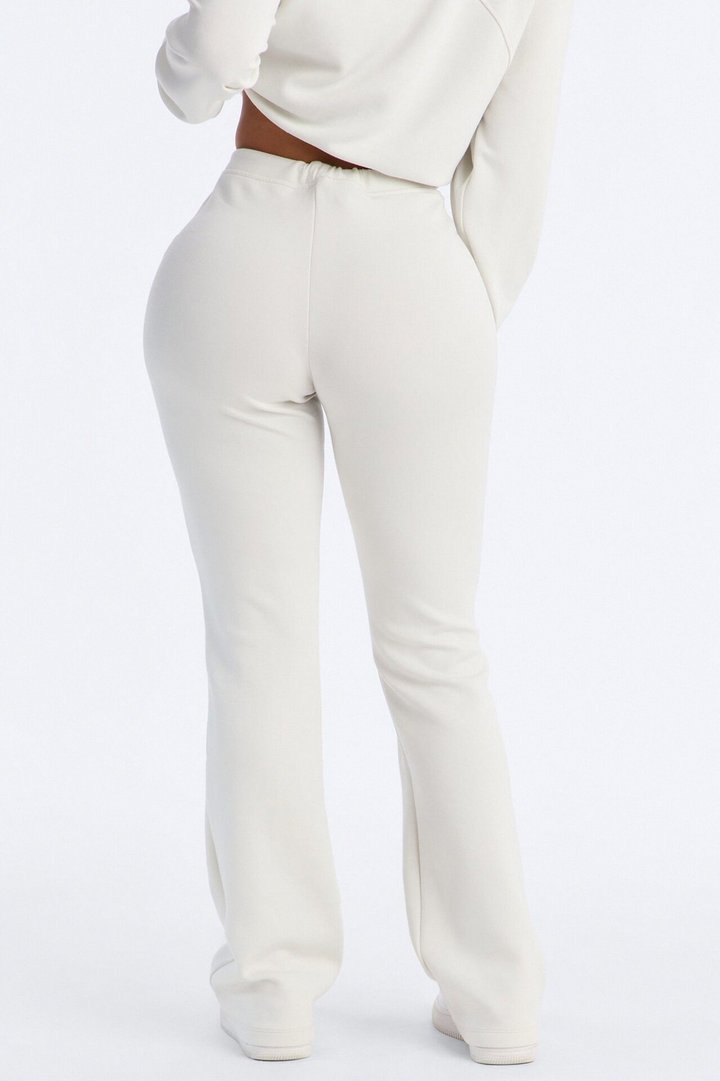 Bella Scuba Flare Pants - White