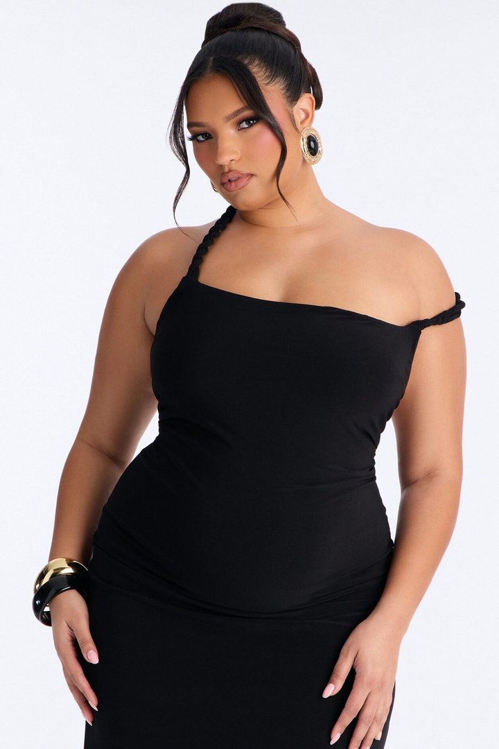 Sabina Twist Backless Maxi Dress - Black