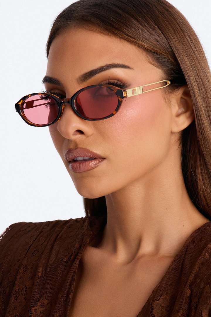 Lady Linsey Round Sunglasses - Tortoise