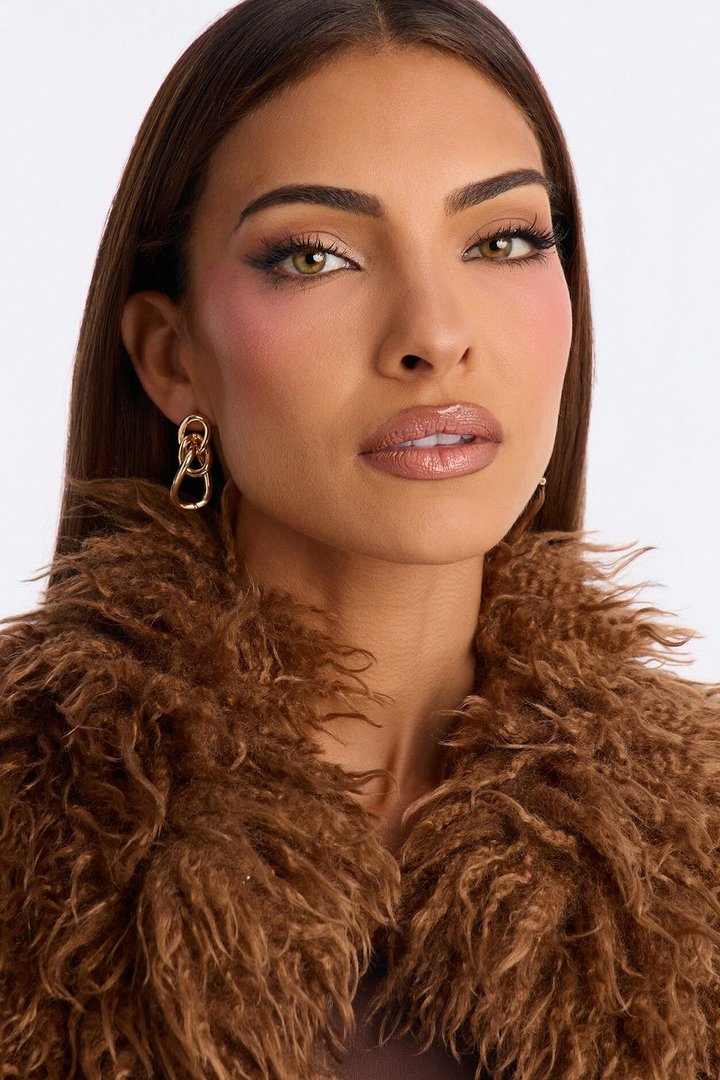 Lowered Chain Hardware Drop Earrings - Gold