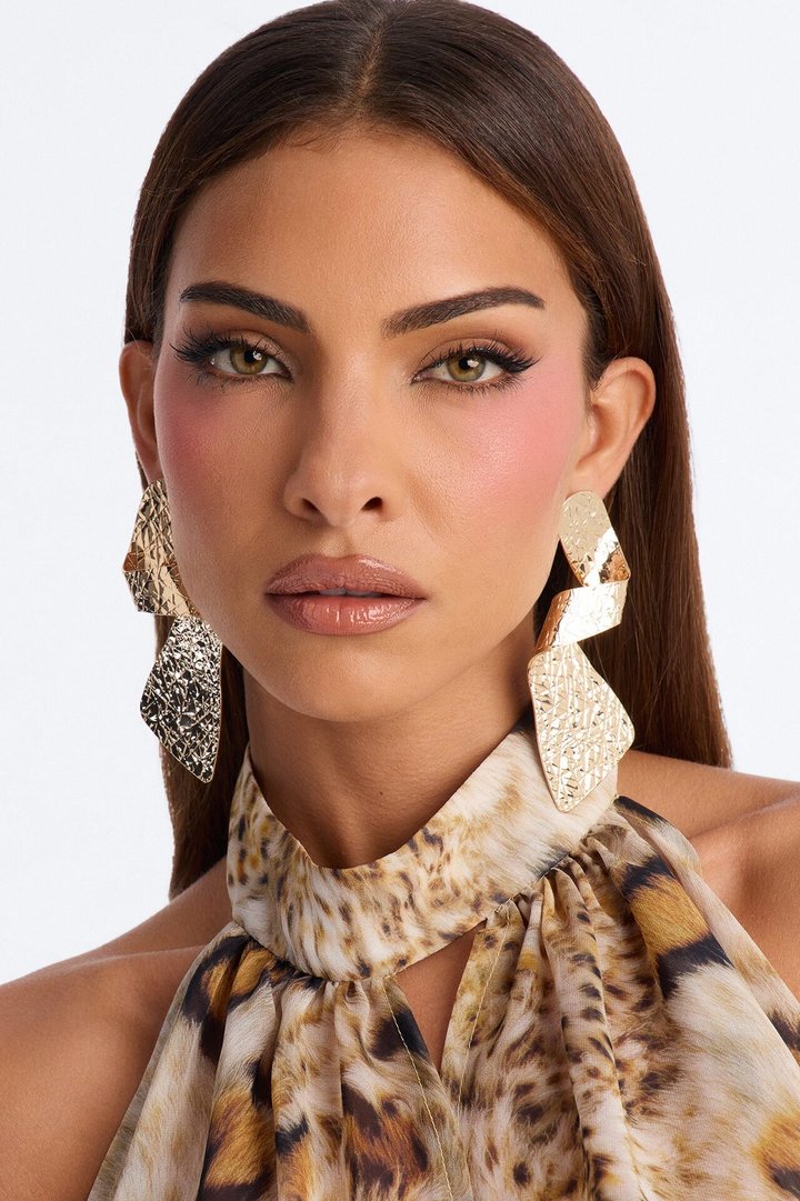 Stasi Drop Earrings - Gold