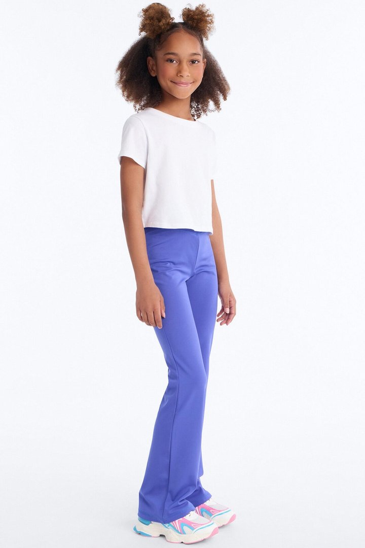 Mini Headed To Practice Sportscore Flare Leggings - CobaltBlue