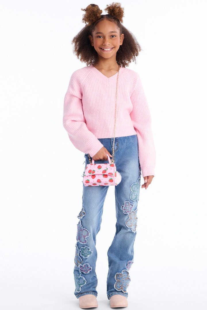 Mini Sweetest Strawberry Handbag - Pink