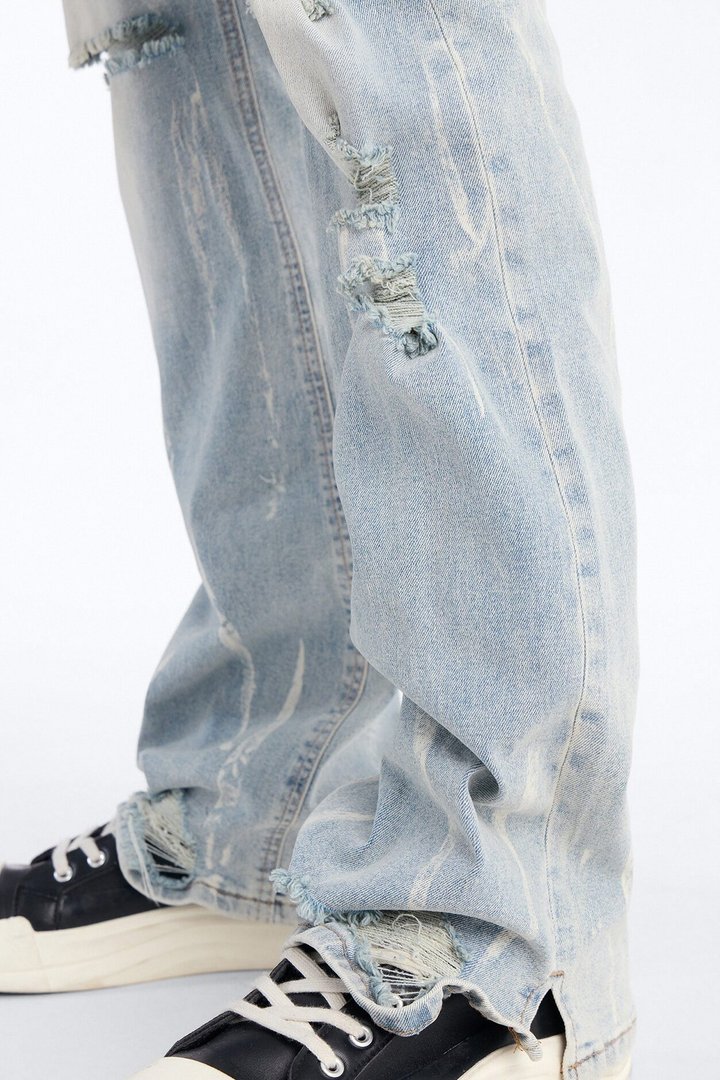 Everyday Street Stacked Skinny Flare Jean - Light Wash