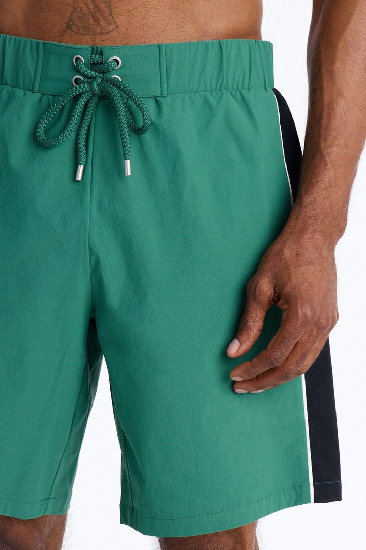 Everyday Stretch Paneled Boardshorts 9″ - Green