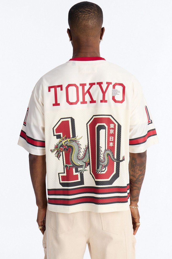 Tokyo 10 Short Sleeve Jersey - Ivory/combo