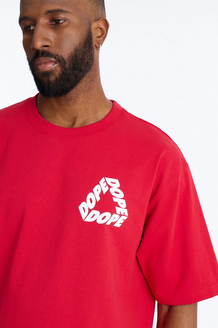 Dope Boxy Short Sleeve Tee - Red