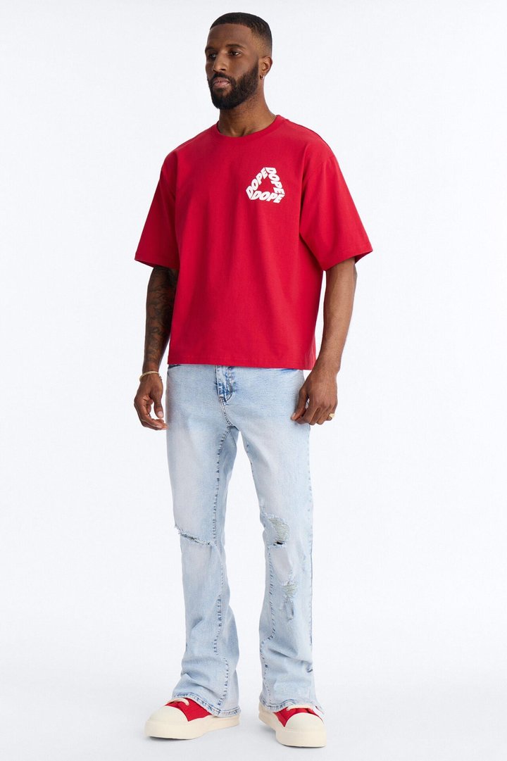 Dope Boxy Short Sleeve Tee - Red