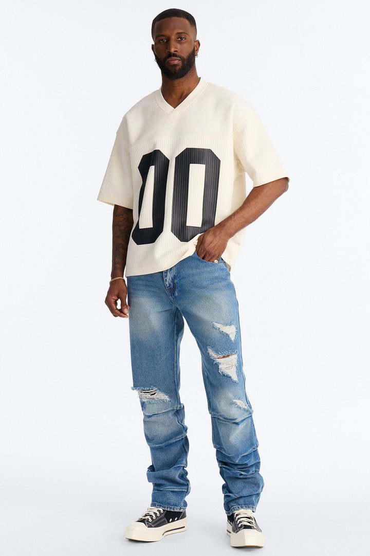 Double 0 Short Sleeve Jersey - Cream