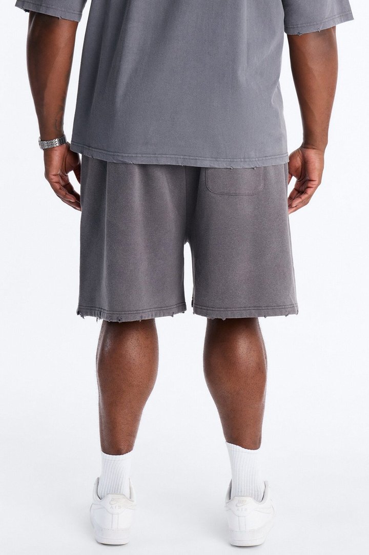 Space Jam Monstars Duo Puff Print Sweat Shorts - Charcoal