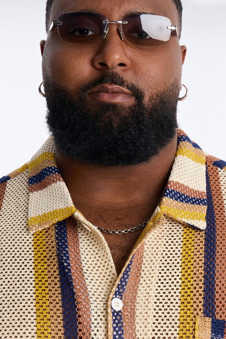 CDMX Crochet Button Up Shirt - Cream