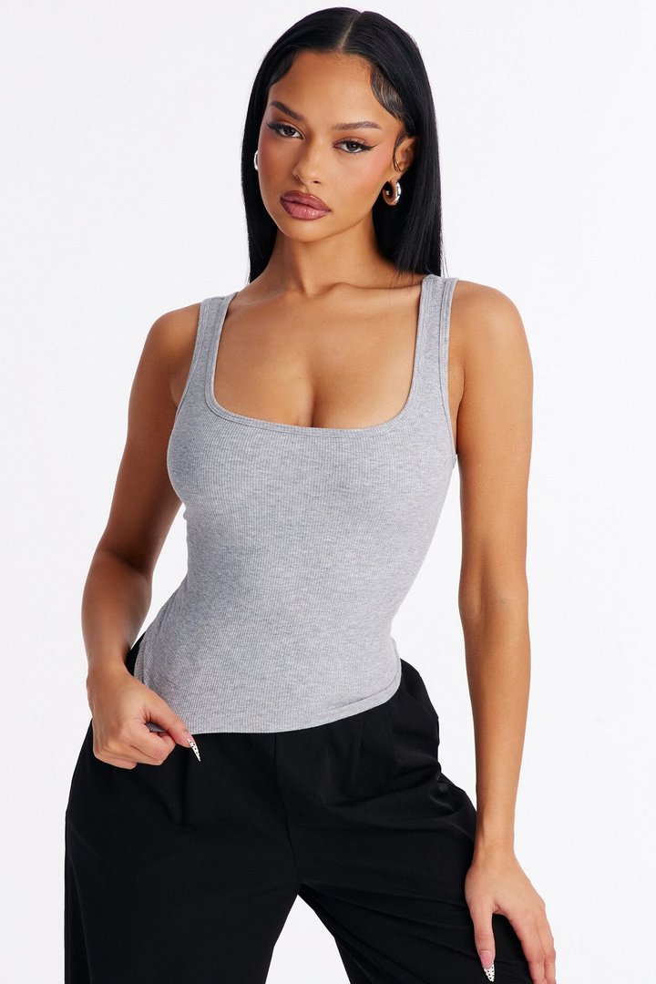 Keep It Classic Basic Tank Top - Heather