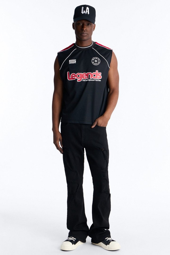 9 Legends Sleeveless Jersey - Black