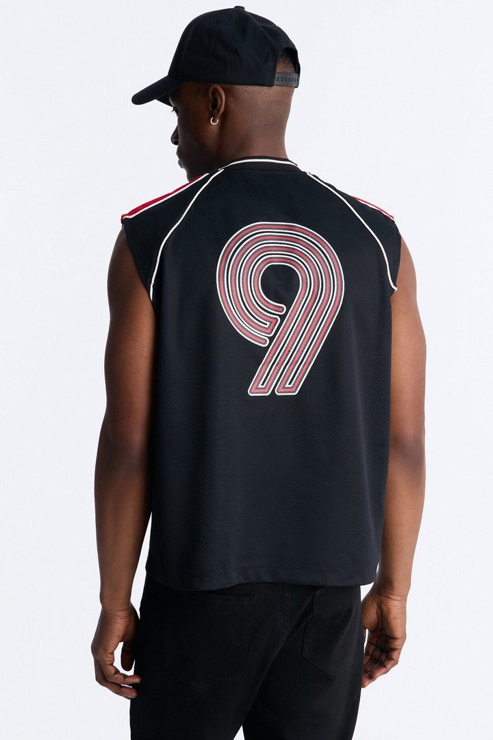 9 Legends Sleeveless Jersey - Black