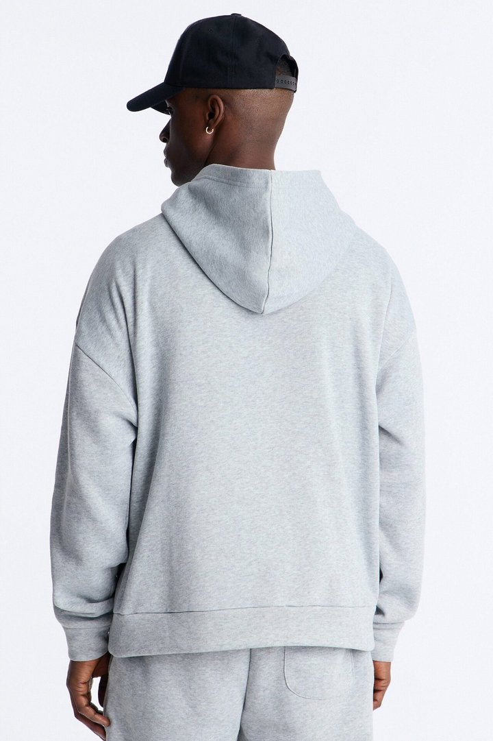 Born To Win Hoodie - Heather Grey