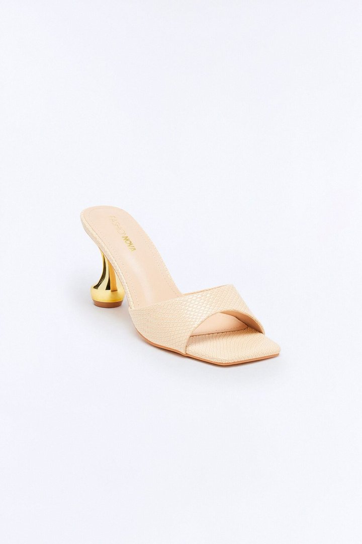 Yuki Novelty Heels - Ivory