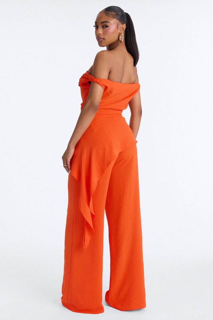 Laguna Veda 3 Piece Pant Set - Orange