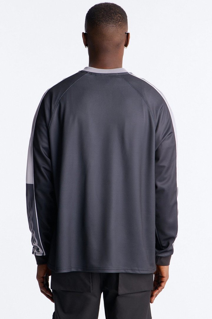 Von Dutch Chrome Flame Jersey - Black