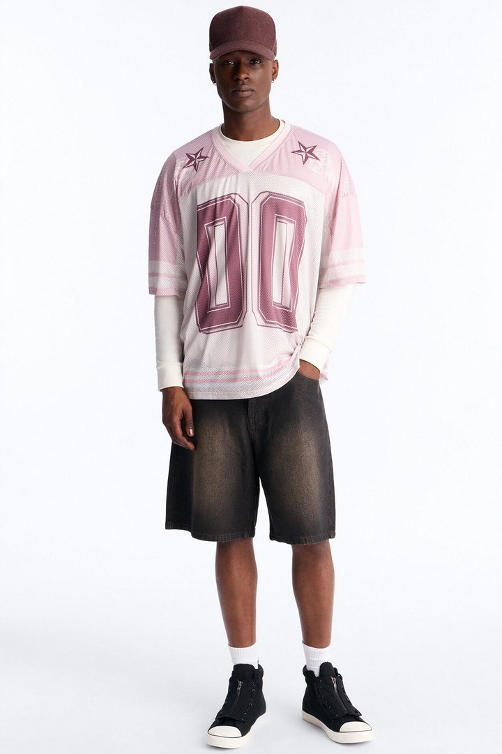 Relaxed Waxed Stealth Denim Short - Black Wash