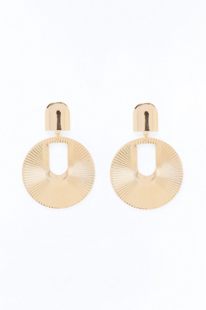 Tranquility State Of Mind Earrings - Gold