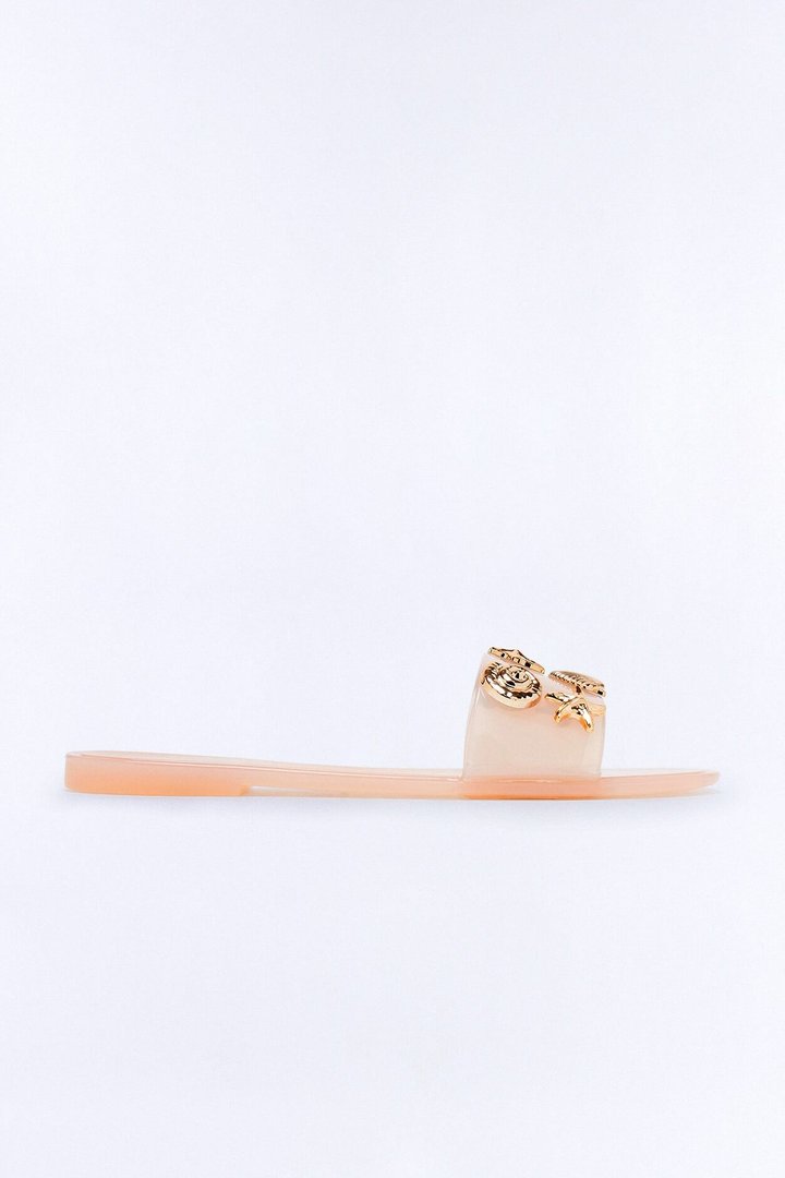 Jackie Shell Sandals - Champagne