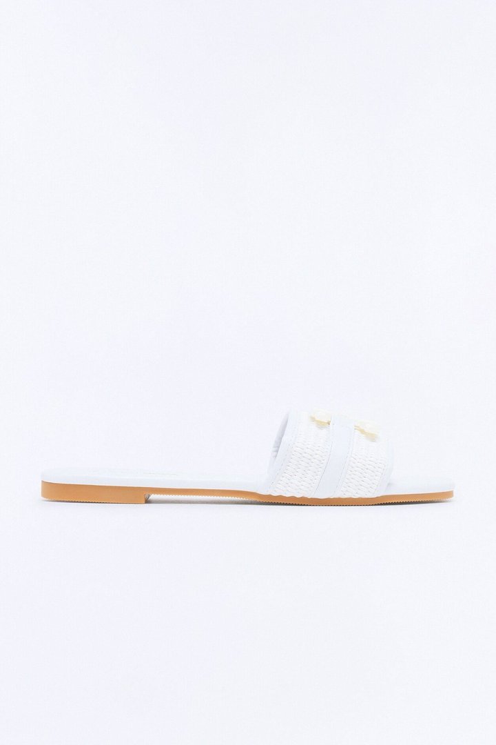 Sunday Strolls Flat Sandals - White