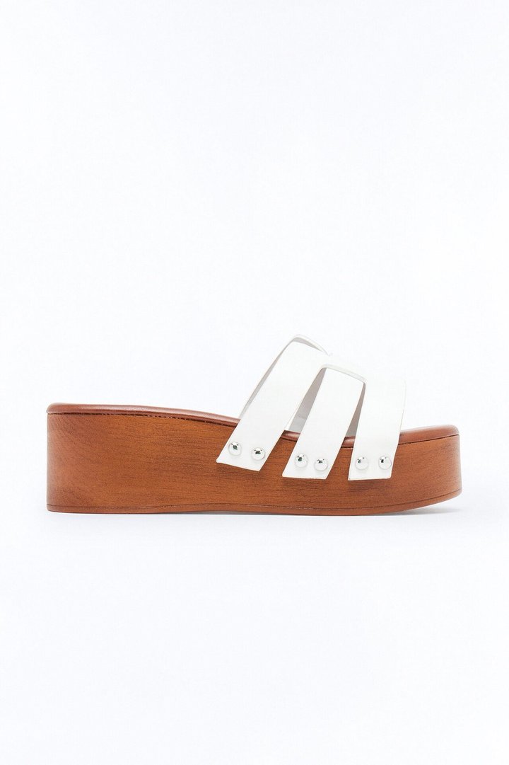 Bohemia Flatform Sandals - White