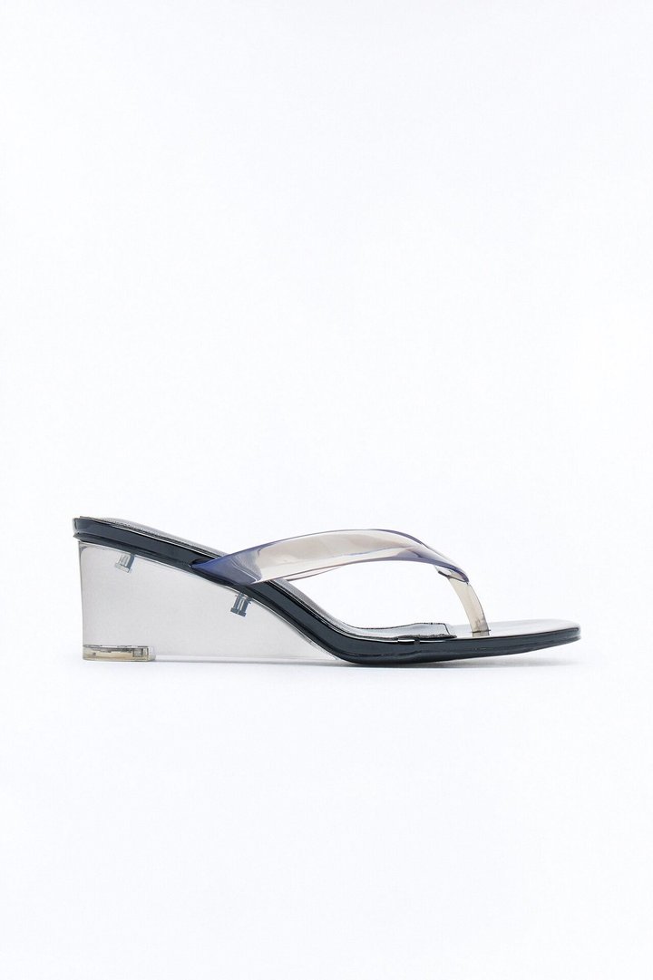Spree Thong Wedges - Black