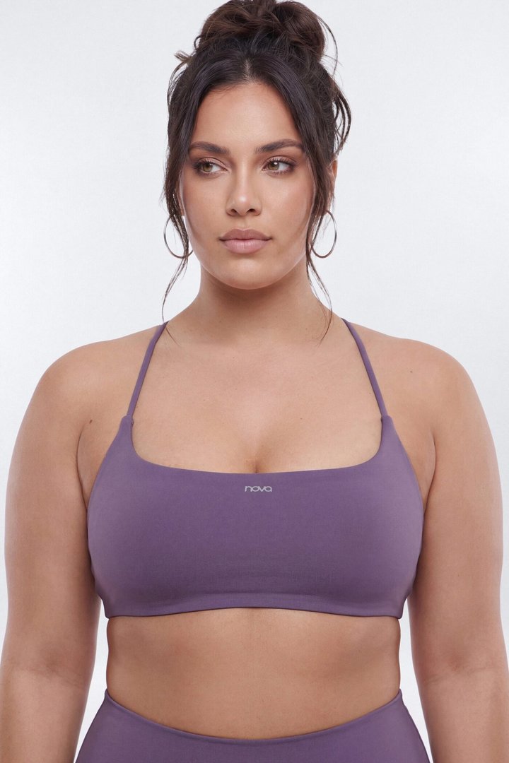 CloudForm™ Strappy Back Sports Bra - Iris