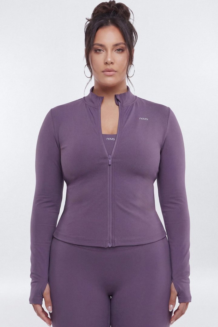 CloudForm™ Long Sleeve Full Zip Jacket - Iris