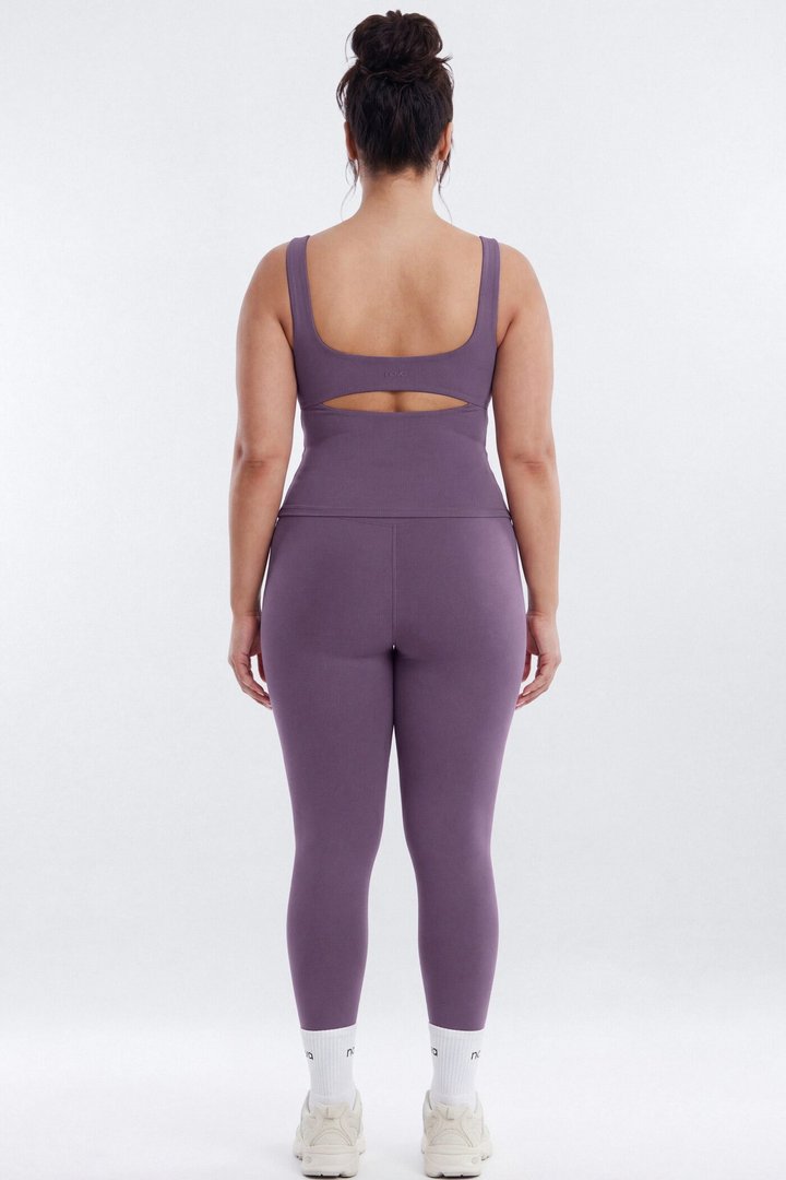 CloudForm™ Cut Out Back Sport Tank - Iris