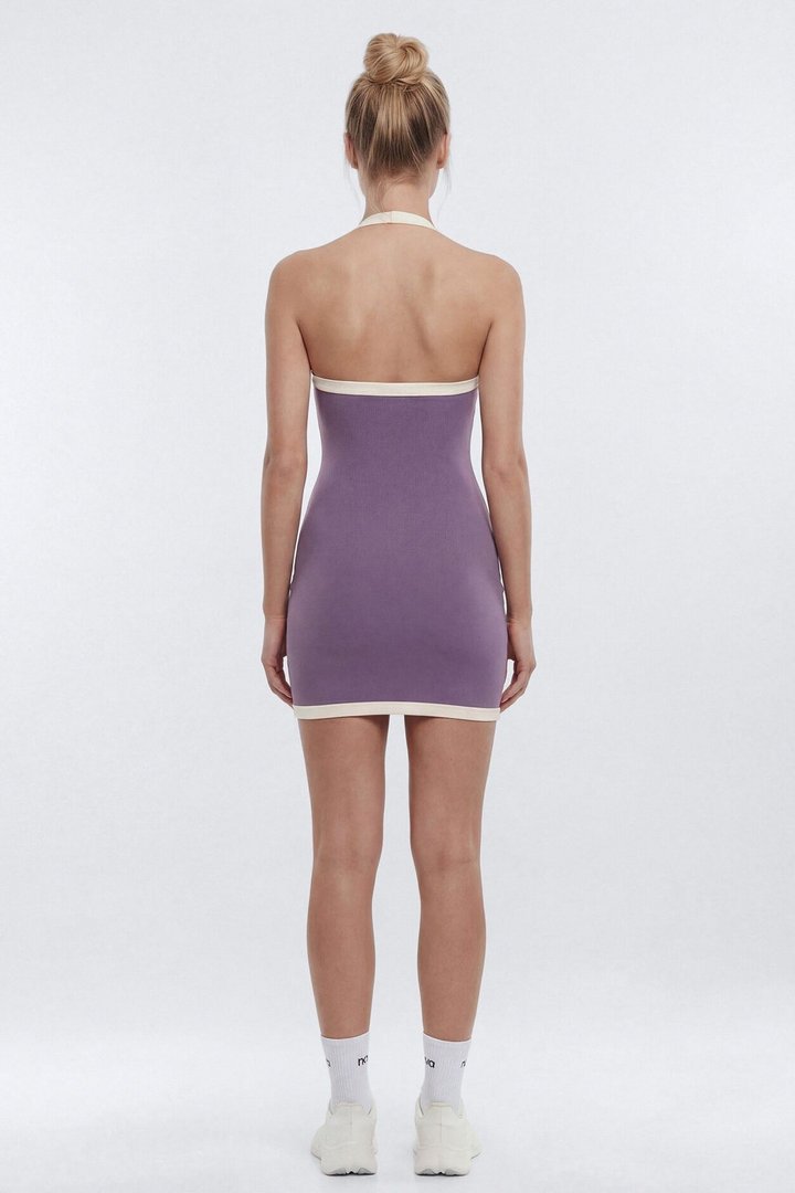 CloudForm™ Halter 2-in-1 Sports Dress - Iris