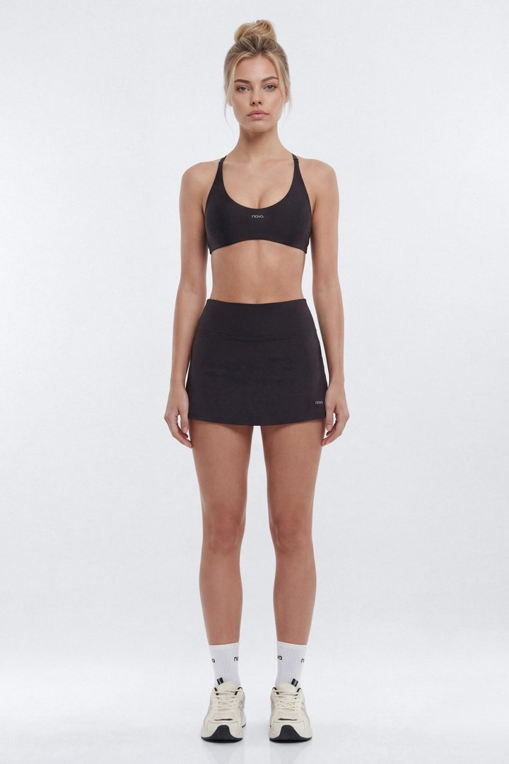 AirSculpt™ Mid Rise Mini Skort - Black