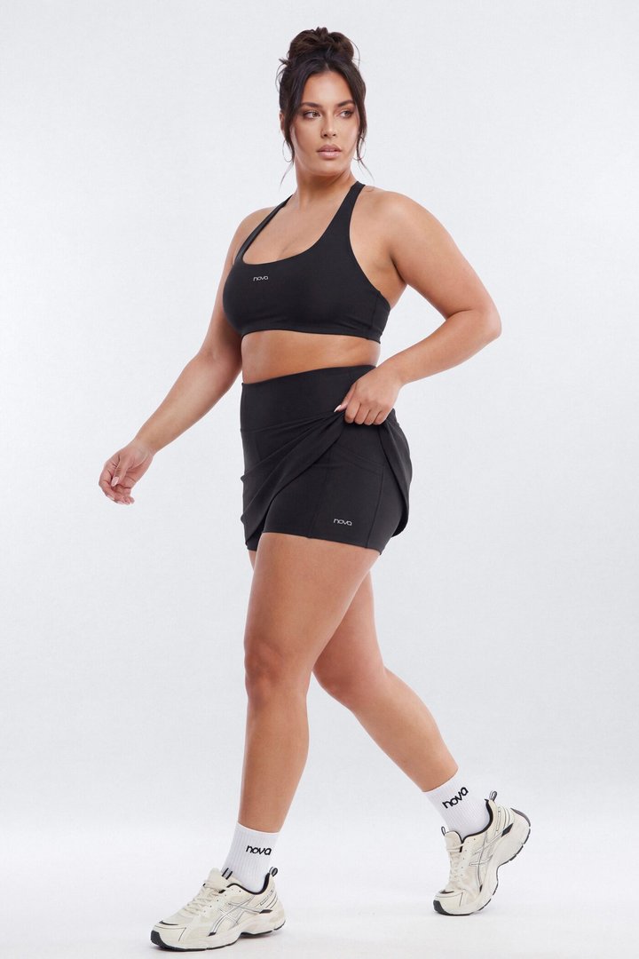 AirSculpt™ Mid Rise Mini Skort - Black