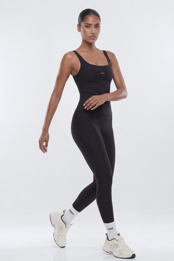 AirSculpt™ Sports Tank Top - Black