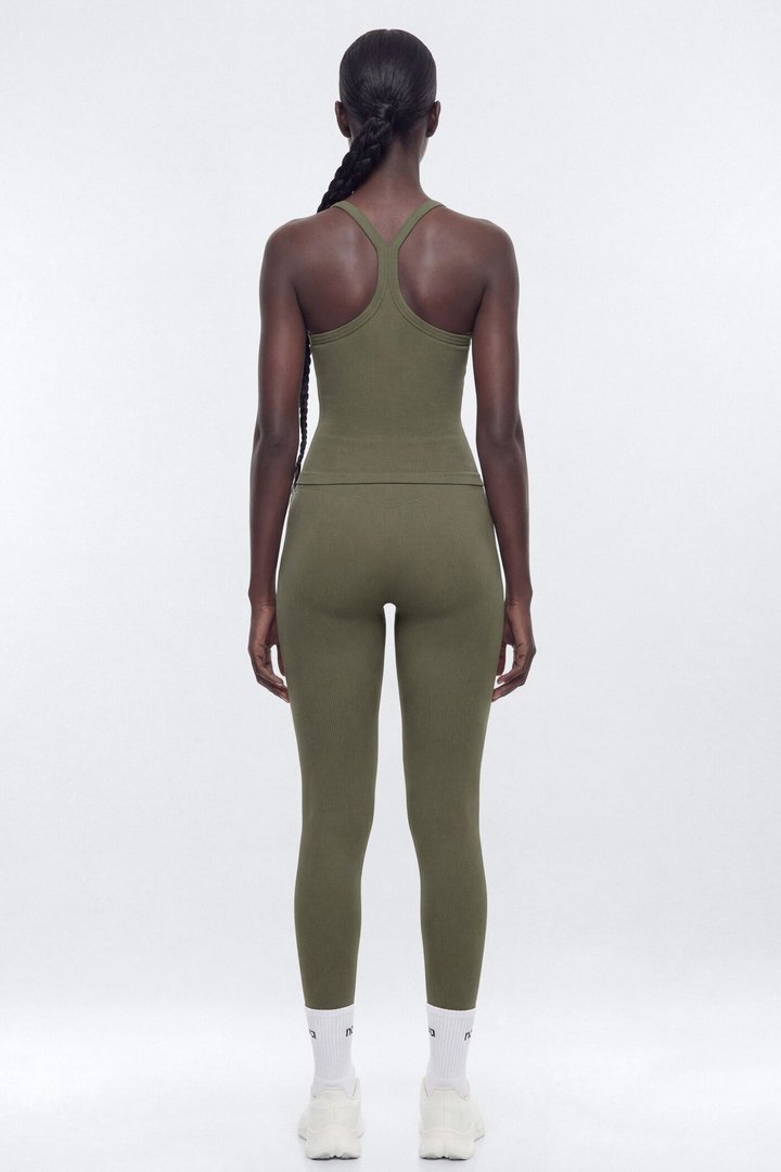 SeamlessLift™ Y Back Sports Top - Moss