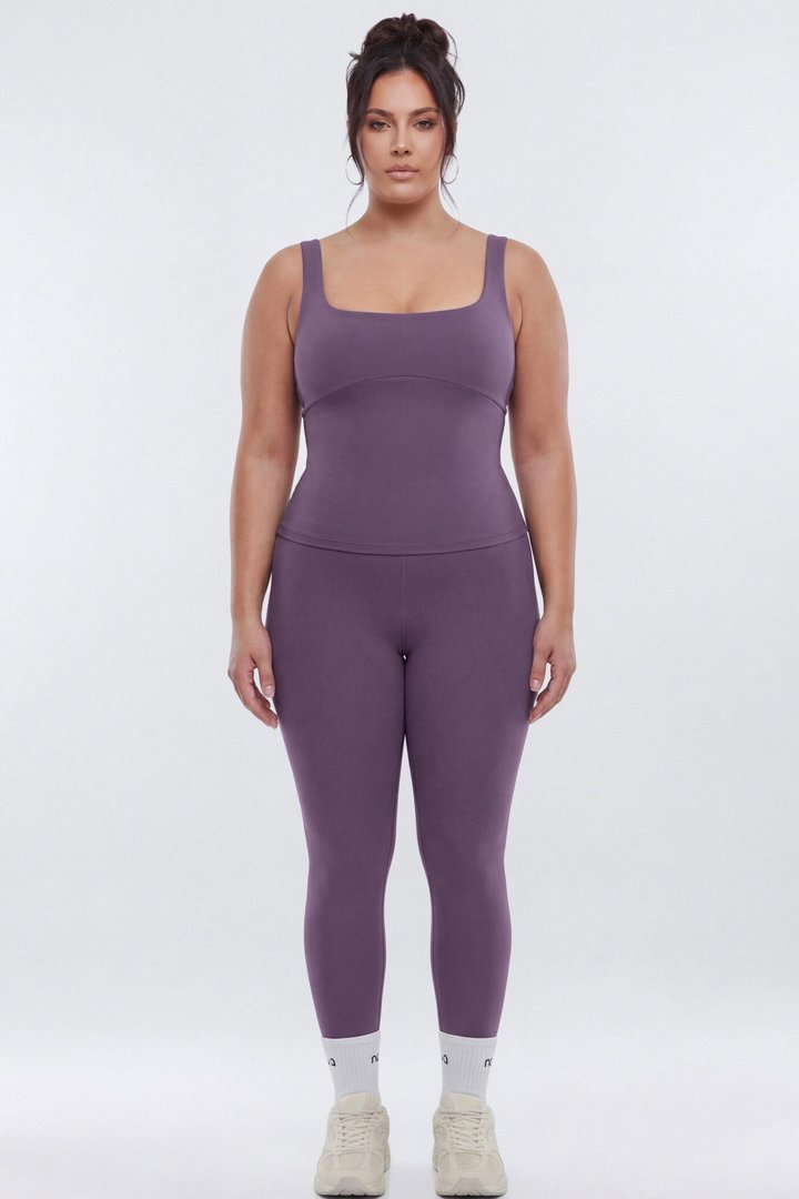 CloudForm™ Cut Out Back Sport Tank - Iris