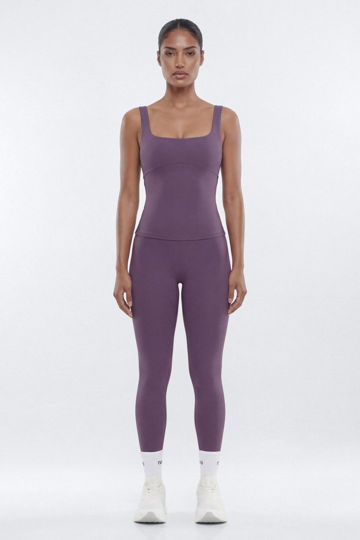 CloudForm™ Cut Out Back Sport Tank - Iris