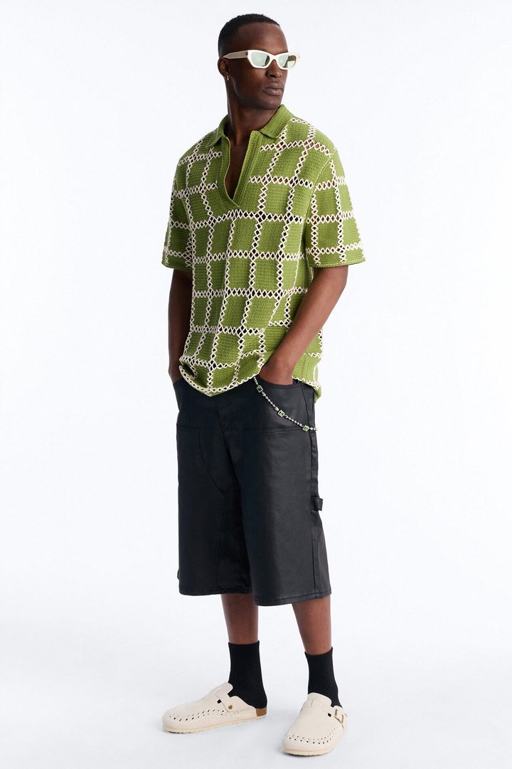 Open Field Crochet Johnny Polo - Olive