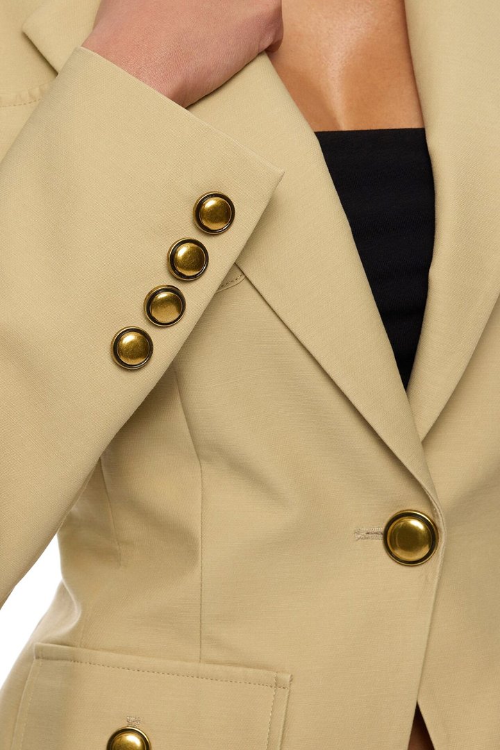 Morgan Cargo Blazer - Taupe