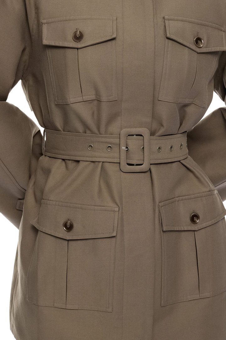 Marcella Belted Jacket - Olive