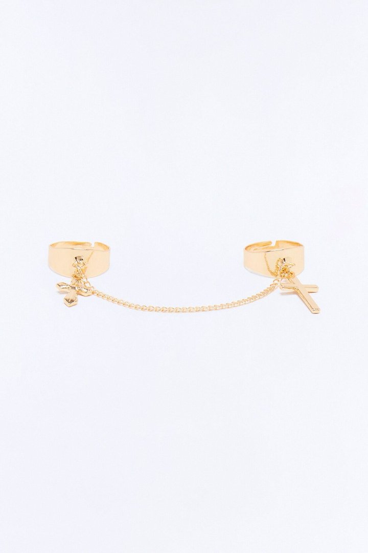 Sunday Service Cross Ring - Gold