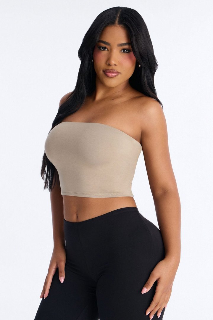 Lyla Double Lined Tube Top - Olive
