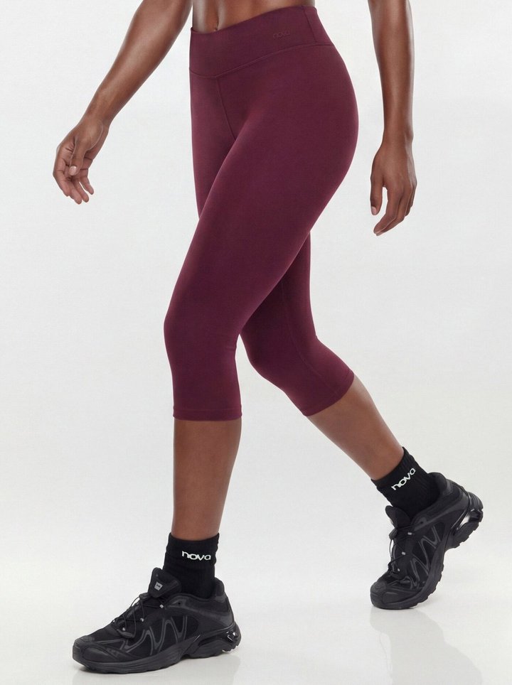 ButterSoft 15″ Low Rise Capri Legging - Merlot
