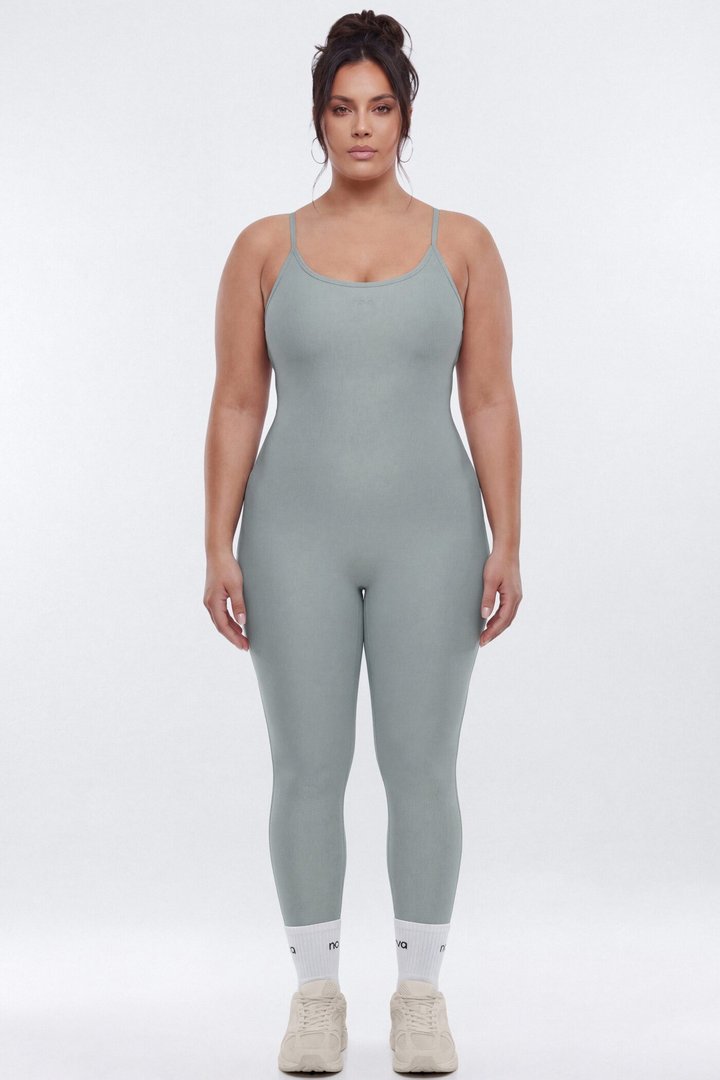 AirSculpt™ 25″ Skinny Jumpsuit - Steel