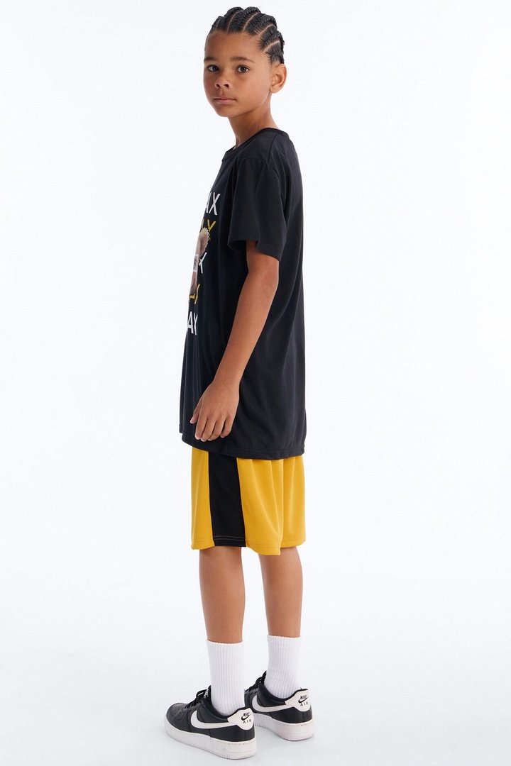 Mini Relax Short Set - Black/combo