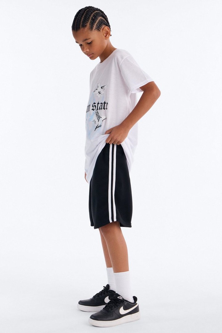 Mini Dream State Short Set - White/Black